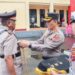 Kapolres Manggarai Pimpin Upacara Sertijab Pejabat Utama Polres Manggarai
