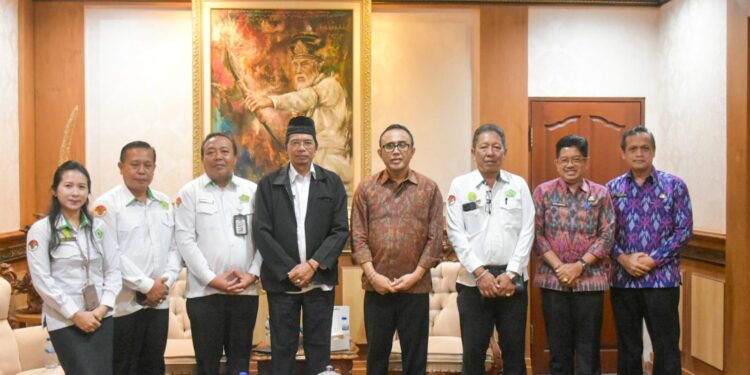 Wali Kota Jaya Negara Terima Kunjungan Silaturahmi Kakanwil Kemenag Bali