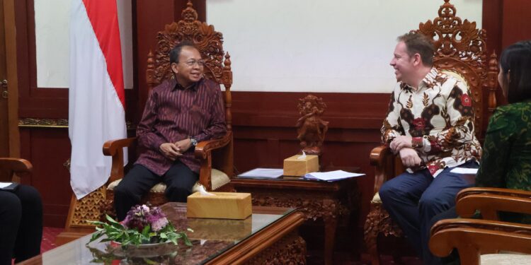 Gubernur Koster Terima Audiensi Wakil Dubes Inggris, Sepakat Perkuat Kerjasama Infrastruktur, Transportasi, Sampah, hingga Pendidikan