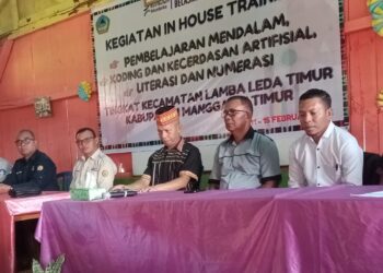 Ratusan Guru SD Sekecamatan Lamba Leda Timur Antusias Mengikuti Kegiatan K3S di SDI Lawir