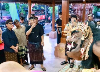 Wawali Arya Wibawa Tinjau Nominasi 16 Besar Ogoh-Ogoh Kesanga Festival di Kecamatan Denpasar Timur