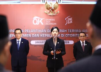 Perkuat Kinerja Organisasi, OJK Lantik Kepala Departemen dan Kepala OJK Daerah
