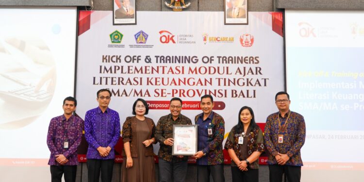 OJK Provinsi Bali Laksanakan Kick Off dan Training of Traners Modul Ajar Literasi Keuangan