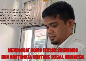 Hukum Mati di Ujung Palu Hakim: Menggugat Vonis Jekson Sihombing dan Runtuhnya Kontrak Sosial Indonesia
