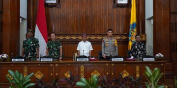 Pangdam IX/Udayana Hadiri Rakor Mitigasi Konflik Sosial Jelang Nyepi dan Idul Fitri 1447 H di Bali