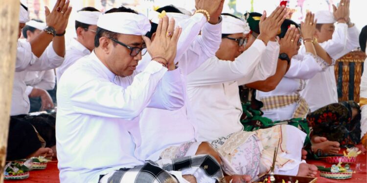 Pemkot Denpasar Gelar Tawur Agung Tilem Kesanga di Kawasan Catus Pata Patung Catur Muka