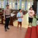 Patroli Brimob Sisir Gereja di Labuan Bajo, Pastikan Ibadah Kamis Putih Berlangsung Aman