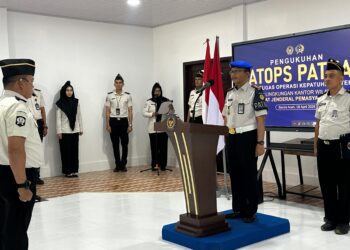 Lapas Banda Aceh ikuti Pengukuhan Satops Patnal yang digelar oleh Kanwil Ditjenpas Aceh