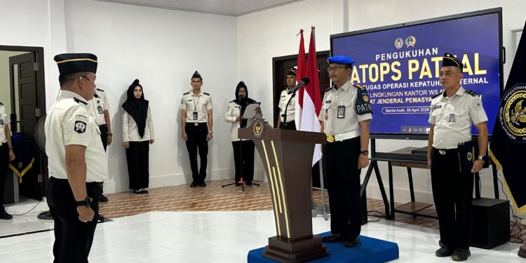 Lapas Banda Aceh ikuti Pengukuhan Satops Patnal yang digelar oleh Kanwil Ditjenpas Aceh