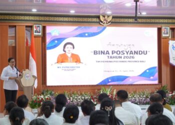 Buka Bina Posyandu Angkatan ke-2, Putri Koster Dorong Pembinaan Kader hingga Desa untuk Percepat Posyandu 6 SPM