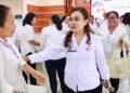 Sekretaris 1 TP. Posyandu Ny. Ayu Kristi Arya Wibawa hadiri Penutupan Bina Posyandu 6 SPM Provinsi Bali