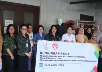 Berbagi Praktik Baik, Dekranasda Denpasar Terima Kunjungan Aceh Utara