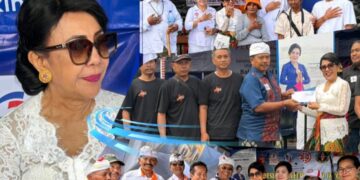 Saat Tangkil ke Pura Besakih, Anggota Komisi IX DPR RI, Tutik Kusuma Wardhani Kunjungi Posko PBMB