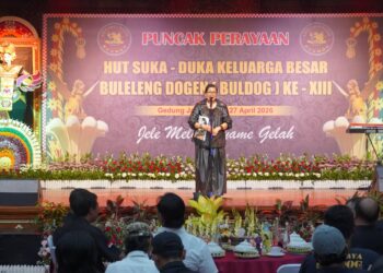 Hadiri HUT BULDOG ke-13 Tahun, Ibu Putri Koster Pesankan tetap Jaga Solidaritas dalam Mendukung Pembangunan Bali