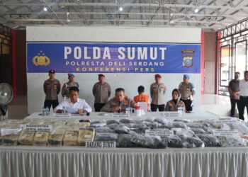 Satres Narkoba Deliserdang Gagalkan Peredaran Narkoba Jaringan Malaysia