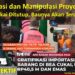 Gratifikasi dan Manipulasi Proyek Fiktif, Bak Bangkai Ditutup, Baunya akan Tercium juga