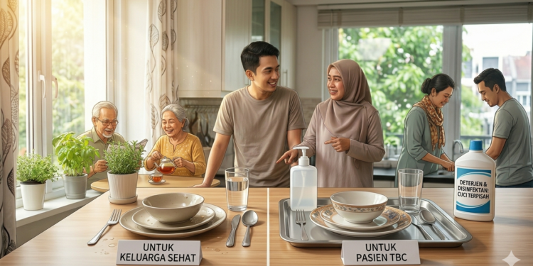 Mitos Pisah Alat Makan: Mengapa Cara Kita Memandang Penularan TBC Selama ini Salah Besar?