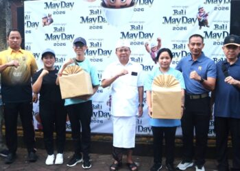 Hari Buruh Penuh Edukatif, Rekreatif, dan Sosial, Gubernur Koster: Matur Suksma, Keringat Pekerja Mesin Ekonomi Bali