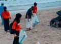 Aksi Bersih Pantai AMDATARA Bali-Nusra Warnai Peringatan Hari Buruh di Kuta