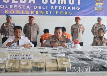 Ungkap Sindikat Narkoba Jaringan Internasional, Polresta Deliserdang Banjir Apresiasi