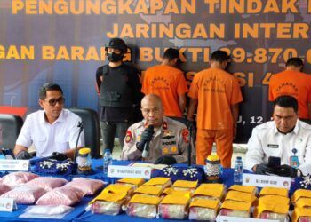 Ribuan Tersangka Narkotika Diciduk Polda Riau Sampai April 2026