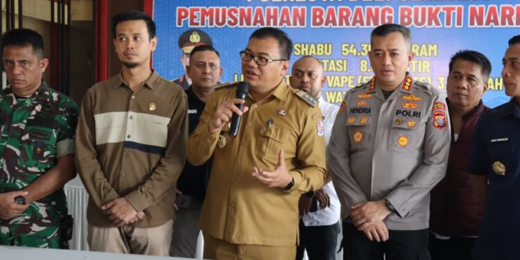 Empat Bulan, Polresta Deliserdang Musnahkan 89 Kg Sabu