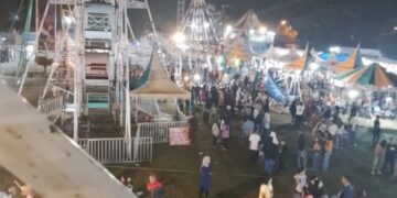 Olahraga Terganggu Lapak dan Wahana, Publik Soroti Perizinan terhadap Pasar Malam di Alun-Alun Galang