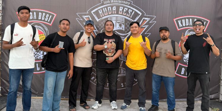 Sinergi Komunitas dan Polda Bali, Anniversary Kuda Besi MC Bali jadi Simbol Kebersamaan