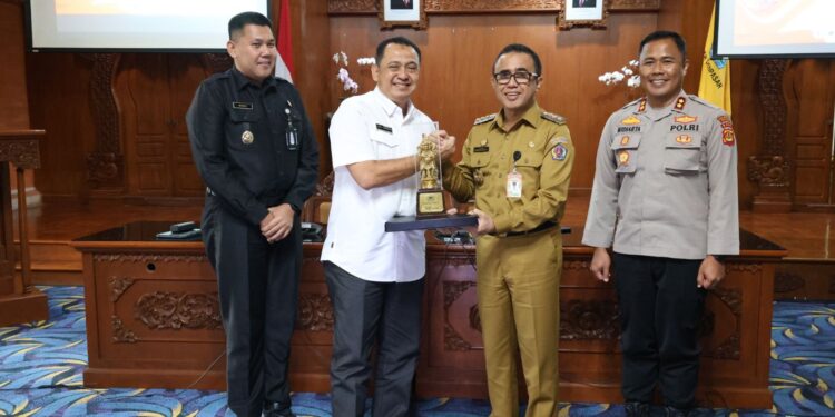 Wali Kota Jaya Negara Terima Kunjungan KKP Sespimmen Polri