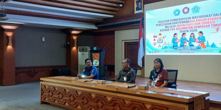 Libatkan Kader PKK, Damkar Denpasar Perkuat Edukasi Pencegahan Kebakaran