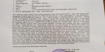 Dokter Muda UISU Laporkan Dekan ke Polda Sumut