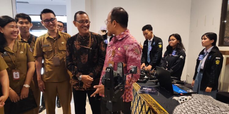 17 Jenis Karya Robot Siswa SMK TI Bali Global Denpasar Ikut Pameran Bali Innotech 2026 ITB Stikom Bali