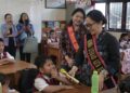 Sapa Siswa-siswi SD 9 Kesiman, Ny. Sagung Antari Jaya Negara Sampaikan Literasi Soal Pemilahan Sampah