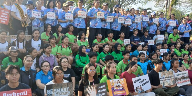 Gaungkan Denpasar Sehat Tanpa Asap Rokok, Generasi Muda Antusias Ikuti Smoke-Free Fun Walk