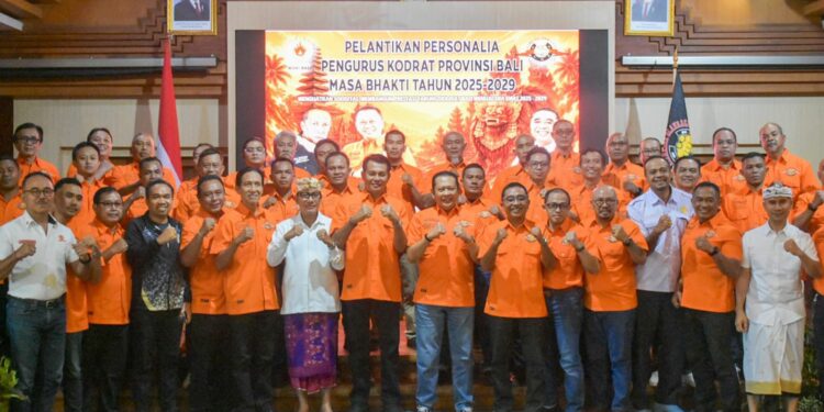 Sekda Eddy Mulya Hadiri Pengukuhan Pengurus Kodrat Bali Masa Bakti 2025-2029, Siap Berkolaborasi Wujudkan Kemajuan dan Prestasi Olahraga