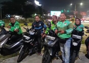 Medan Makin Aman, Pengemudi Ojol Nyaman Bekerja Menafkahi Keluarga