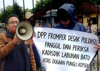 DPP FROMPER Desak Poldasu Panggil dan Periksa Kadisdik Labuhan Batu Atas Dugaan Pungli Kepsek