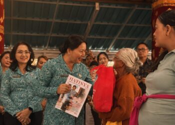 Ny. Seniasih Giri Prasta Kampanyekan Gemar Makan Ikan untuk Cegah Stunting