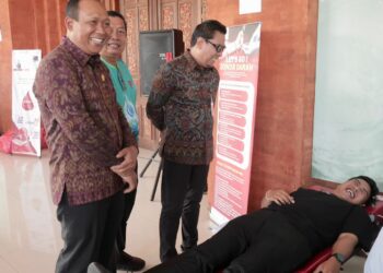Wawali Arya Wibawa Apresiasi Donor Darah Tirta Sewakadarma