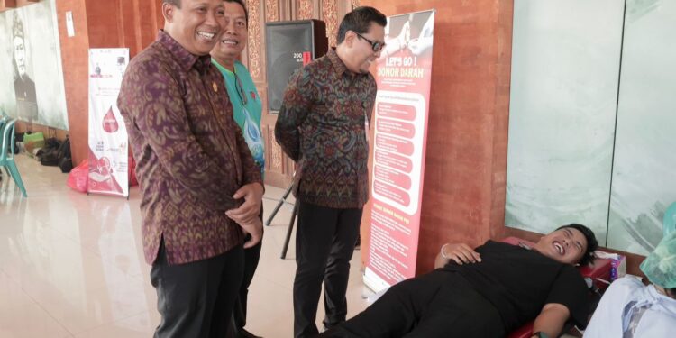 Wawali Arya Wibawa Apresiasi Donor Darah Tirta Sewakadarma