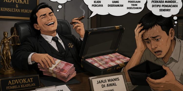 Oknum Advokat di Medan Coreng Profesi Mulia: Cari Untung Dua Kaki, Peras Klien dan Lawan!