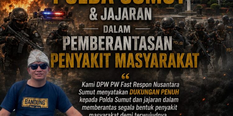 DPW FRN Sumut Dukung Kinerja Polda Sumut dan Jajaran Dalam Pemberantasan Penyakit Masyarakat