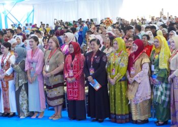 Dekranas Perkuat Sinergi Daerah, Ny. Putri Koster Hadiri Syukuran HUT ke-46 di Makassar