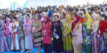 Dekranas Perkuat Sinergi Daerah, Ny. Putri Koster Hadiri Syukuran HUT ke-46 di Makassar