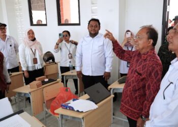Gubernur Koster Tinjau Progress Pembangunan Sekolah Rakyat Terintegrasi 3 Provinsi Bali di Karangasem