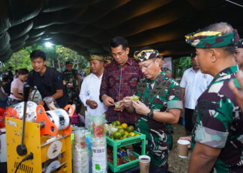 Festival Rakyat Nobar Bola Gembira Resmi Dibuka Pangdam IX/Udayana, Hadirkan Hiburan, UMKM, dan Semangat Persatuan