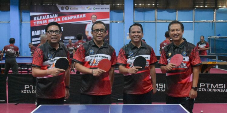 Wali Kota Jaya Negara Buka Turnamen Tenis Meja Hari Pajak 2026