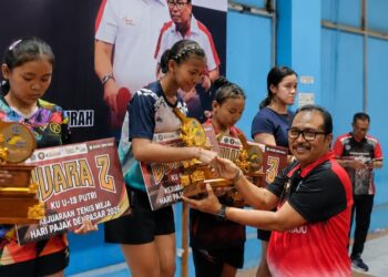 Turnamen Tenis Meja Hari Pajak Resmi Ditutup, Desa Tegal Kertha dan Desa Sumerta Kaja Juara