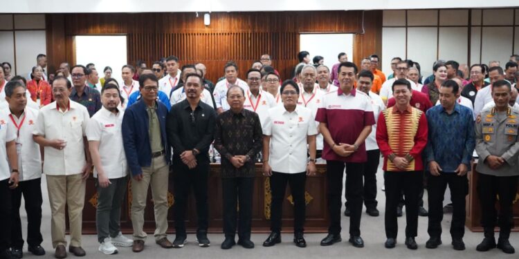 Buka Rakerprov KONI Bali 2026, Gubernur Koster Minta Fokus Porprov dan Berjuang Rebut Posisi Kelima PON