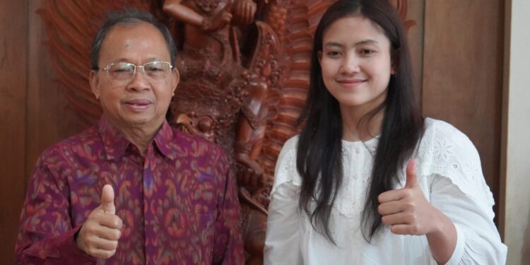 Gubernur Koster Siap Support Ratu Speed Dunia Jadi Dosen, Harap Terus Berjuang Harumkan Bali